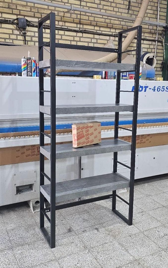 استند چوب و فلز چهار طبقه نردبانی مدل S4020N