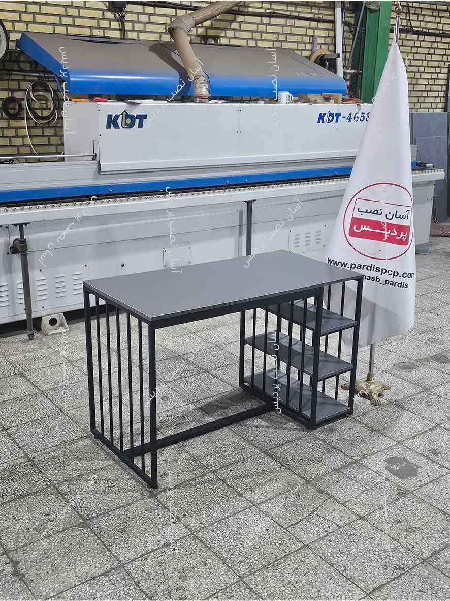 میز پایه فلزی مدل : باکس دار ابشار سه طبقه ، پروفیل 20*20