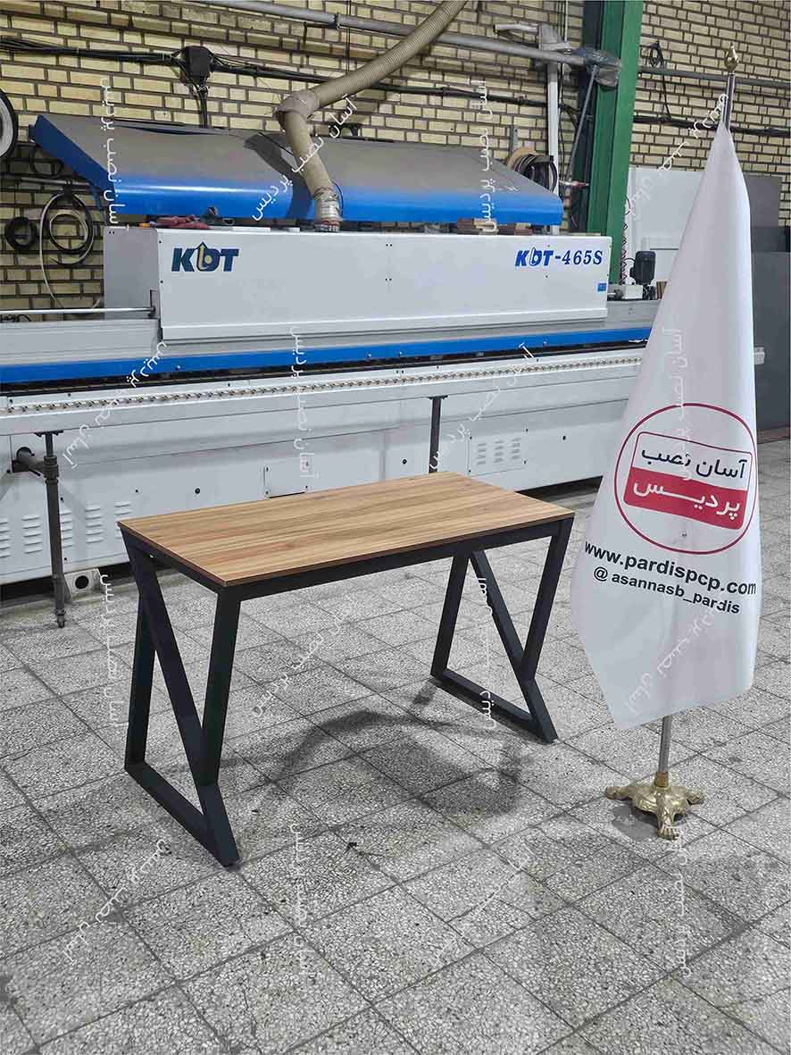 میز پایه فلزی مدل : الوند، پروفیل 30*50 و 20*20 