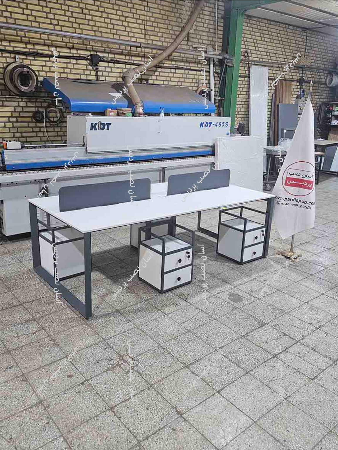 میز کار گروهی 4 نفره مدل : مثلثی و 5030