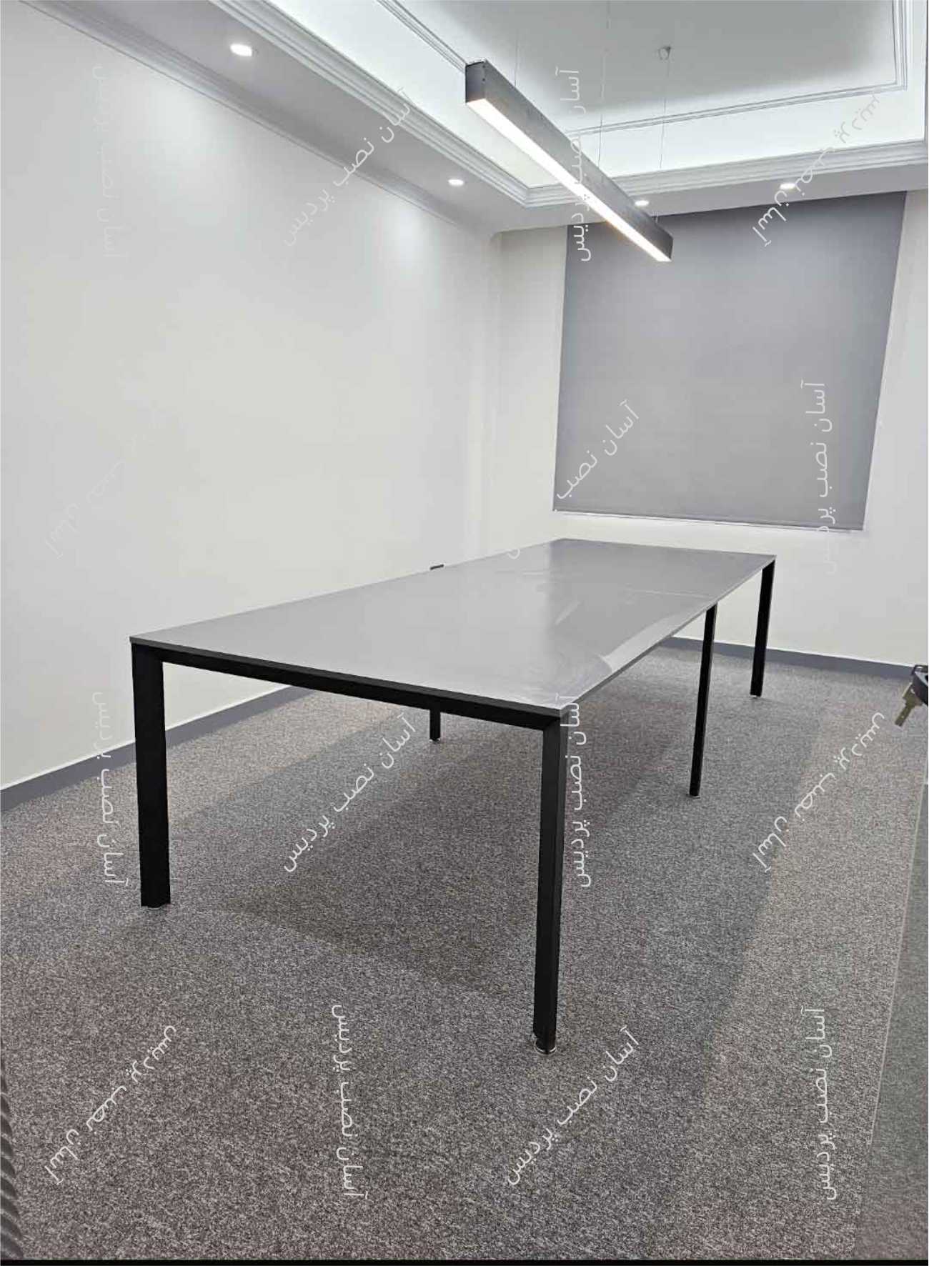 میز کنفرانس پایه فلزی 